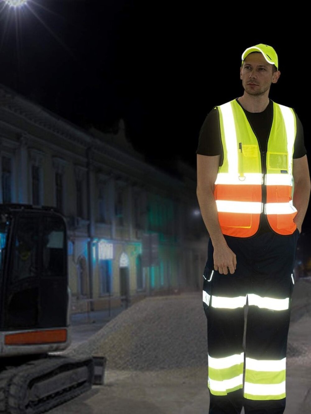 Pink Safety Vests for Women,Working Safety Vest with Reflective Strips,Medium - Picture 2 of 8